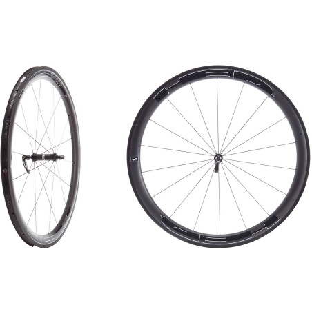 Paire Roues HED JET 4 BLACK pneu