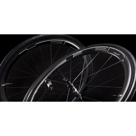 Paire Roues HED JET 4 BLACK pneu