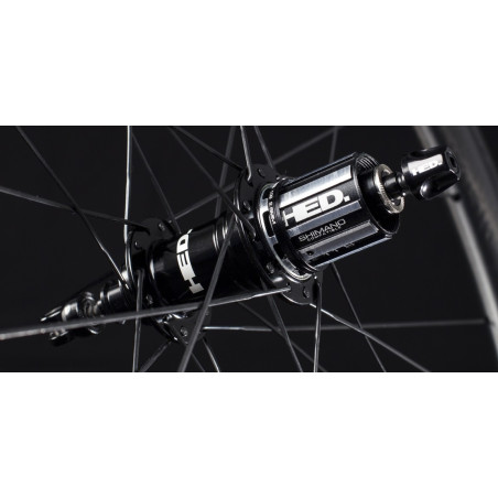 Paire Roues HED JET 4 BLACK pneu
