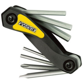 Multi-outils hexagonaux avec clé Torx 25 PEDROS Folding Hex Set with Torx 25