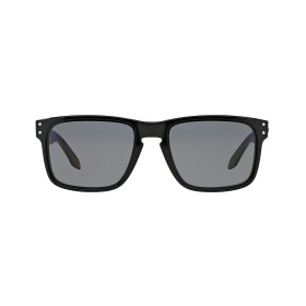 HOLBROOK - POLISHED BLACK - GREY POLARIZED - OO9102-02