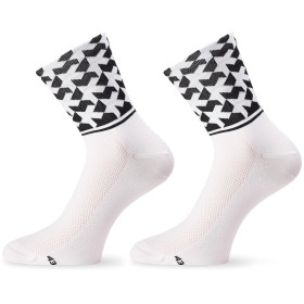 Socquettes ASSOS MONOGRAMSOCK EVO8 HOLY WHITE