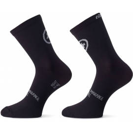 Pack de 2 paires de Socquettes ASSOS TIBURUSOCKS EVO8 blackSeries - TWIN PACK - 2 paires