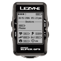 LEZYNE SUPER GPS HSRC + CARDIO + CADENCE