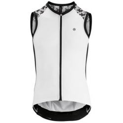 ASSOS MILLE GT NS Jersey Holy White - Maillot Cycliste sans manches Homme 