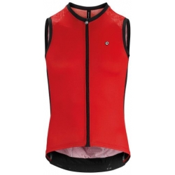 ASSOS MILLE GT NS Jersey National Red - Maillot Cycliste sans manches Homme 