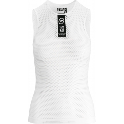 Sous vetement sans manches ASSOS Skinfoil NS Summer Base Layer Holy White - NEW 2019