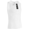 Sous vetement sans manches ASSOS Skinfoil NS Summer Base Layer Holy White - NEW 2019