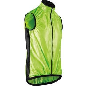 Veste thermique coupe vent sans manches ASSOS MILLE GT WIND VEST - visibilityGreen