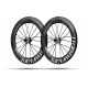 Paire roues Lightweight FERNWEG EVO 85 DISC White label Tubeless - NEW 2020