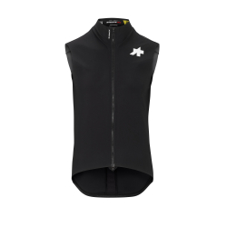 Veste coupe-vent sans manches ASSOS EQUIPE RS Spring Fall Aero Gilet Black Series - NEW 2020