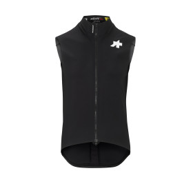 Veste coupe-vent sans manches ASSOS EQUIPE RS Spring Fall Aero Gilet Black Series - NEW 2020