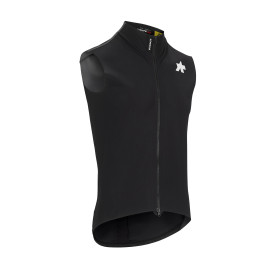 Veste coupe-vent sans manches ASSOS EQUIPE RS Spring Fall Aero Gilet Black Series - NEW 2020