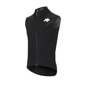 Veste coupe-vent sans manches ASSOS EQUIPE RS Spring Fall Aero Gilet Black Series - NEW 2020