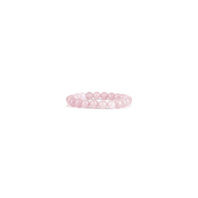 Bracelet Pierres Naturelles QUARTZ ROSE 8mm - KIREI PARIS BIJOUX