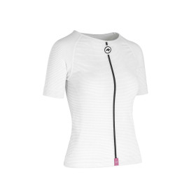 Sous vetement Femme manches courtes ASSOS Women’s Summer SS Skin Layer Holy White - NEW 2020