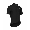 Sous vetement Hiver manches courtes ASSOS EQUIPE RS Winter SS Mid Layer ThermoBooster Black Series - NEW 2020