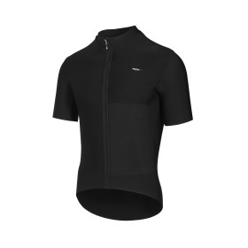 Sous vetement Hiver manches courtes ASSOS EQUIPE RS Winter SS Mid Layer ThermoBooster Black Series - NEW 2020