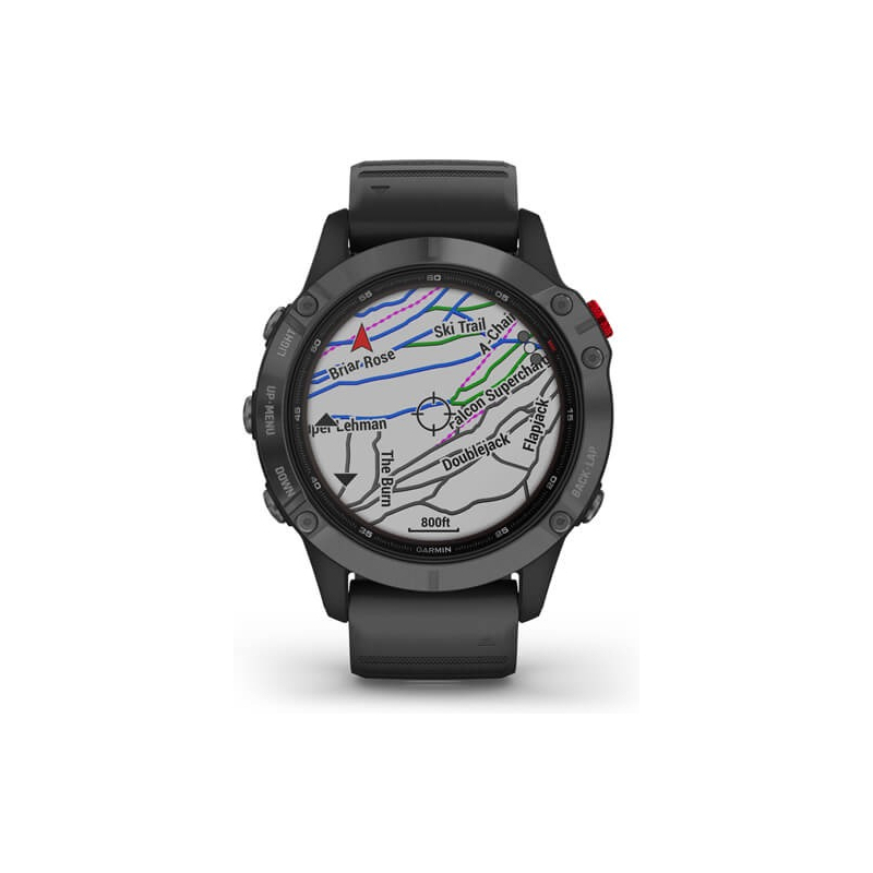 GARMIN FENIX 6 Pro Solar - Black avec bracelet ardoise - Montre GPS Running  et Outdoor - PlaneteCycle