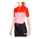 Maillot manche courte Femme POC Essential Road Women Light Jersey - Prismane Red - Altair Pink
