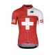 Maillot manches courtes ASSOS FASTLANE Olympics SS Jersey Suisse
