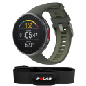 VANTAGE V2 VERT - PACK H10+ - Montre GPS Running avec Ceinture cardiaque premium incluse
