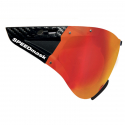 Visière CASCO SPEEDmask Carbonic Red Multilayer - Visière unitaille pour SPEEDAiro2 et SPEEDAiro2 RS