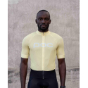 Maillot manche courte Homme POC Essential Road Logo Jersey - Lt Sulfur Yellow - Sulfur Yellow