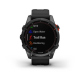 GARMIN Fenix 7 Solar - Gray avec bracelet noir - Montre GPS Running