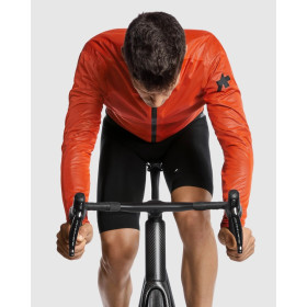 ASSOS EQUIPE RS Rain Jacket TARGA Propeller Orange  - Veste pluie Coupe vent 