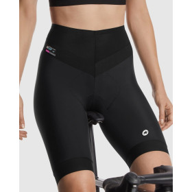 ASSOS UMA GT Half Shorts C2 long Black Series  - Cuissard cycliste Femme