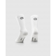 Pack de 2 paires de Socquettes ASSOS Essence Socks High Holy White - TWIN PACK - 2 paires