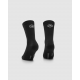 Pack de 2 paires de Socquettes ASSOS Essence Socks High Black Series - TWIN PACK - 2 paires