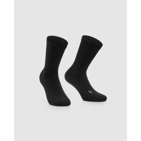 Pack de 2 paires de Socquettes ASSOS Essence Socks High  Black Series  - TWIN PACK - 2 paires