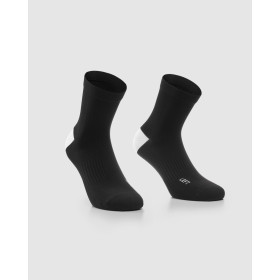 Pack de 2 paires de Socquettes ASSOS Essence Socks Low  Black Series  - TWIN PACK - 2 paires