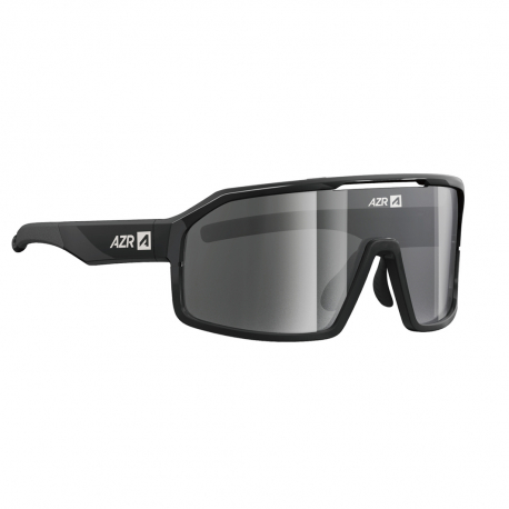 Lunettes AZR Pro Sky RX Noire Vernie et Mate / Ecran Hydrophobe Gris Miroir