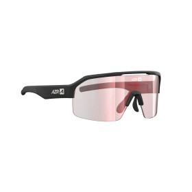 Lunettes AZR Photochromique Kromic Sky RX Noire Mate / Ecran Hydrophobe Irise Rouge