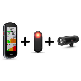 COMBO Garmin Edge 1040 + Varia RTL 515 feu arriere connecté + Varia UT 800 feu avant