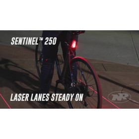 Eclairage arrière  avec Laser NITERIDER Sentinel 250 - 250 Lumens 
