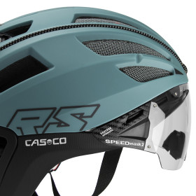 CASCO SPEEDairo2 RS GRAVEL GREEN 2 MATT - avec visière VAUTRON incluse