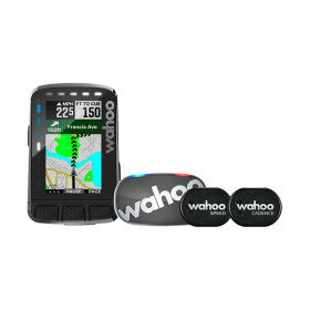 Wahoo ELEMNT ROAM V2 Bundle  (Ceinture Cardio TickR Gen2 + Capteur RPM cadence et vitesse) - Compteur GPS pour vélo 