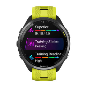 GARMIN Forerunner 965 Noire avec bracelet jaune - Montre GPS Running 