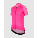ASSOS UMA GT Jersey C2 EVO - Fluo Pink - Maillot Cycliste manches courtes Femme 