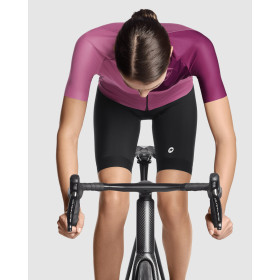 ASSOS UMA GT Jersey C2 EVO Stahlstern - Rampant Ruby - Maillot Cycliste manches courtes Femme 