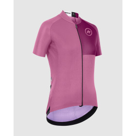 ASSOS UMA GT Jersey C2 EVO Stahlstern - Rampant Ruby - Maillot Cycliste manches courtes Femme 