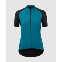 ASSOS UMA GTV Jersey C2 - Bluish Green - Maillot Cycliste manches courtes Femme 