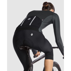 ASSOS UMA GT Spring Fall LS Jersey - Torpedo Grey - Maillot Cycliste Demie Saison manches longues Femme 