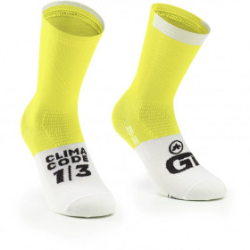 ASSOS GT SOCKS C2 Optic Yellow - Socquettes cycliste