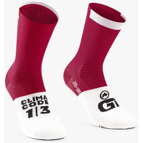 ASSOS GT SOCKS C2 Bolgheri Red - Socquettes cycliste