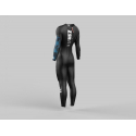 ZEROD ARCHI - Black Blue - Combinaison Triathlon Homme 